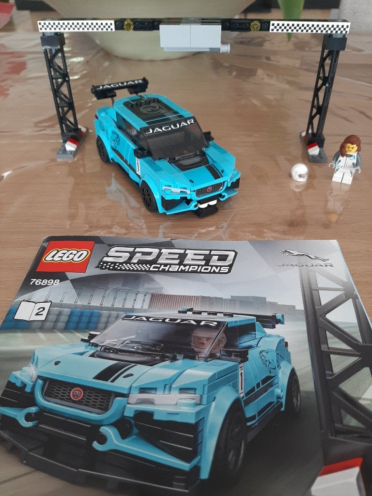 Ensemble LEGO Speed Champions 76898 Formule E Jaguar Racing, Enlèvement ou Envoi, Accessoires inclus, Lego, Ensemble complet