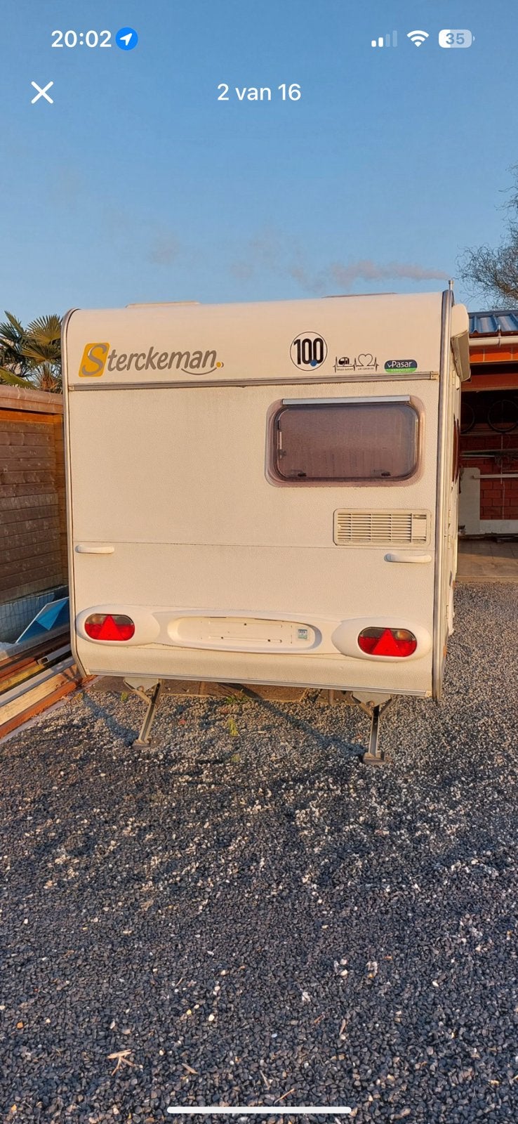 Carvan Sterckeman 2004, Caravanes & Camping, Caravanes, Sterckeman, Porte-vélos, Particulier, Lit fixe