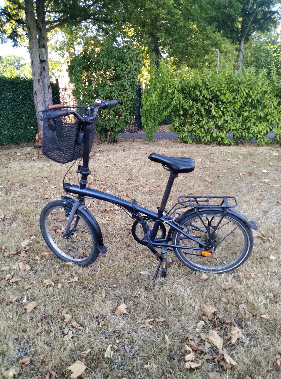 Vouwfiets / minifiets met 6 versnellingen, Fietsen en Brommers, Ophalen, Gebruikt, Velgrem, Versnellingen