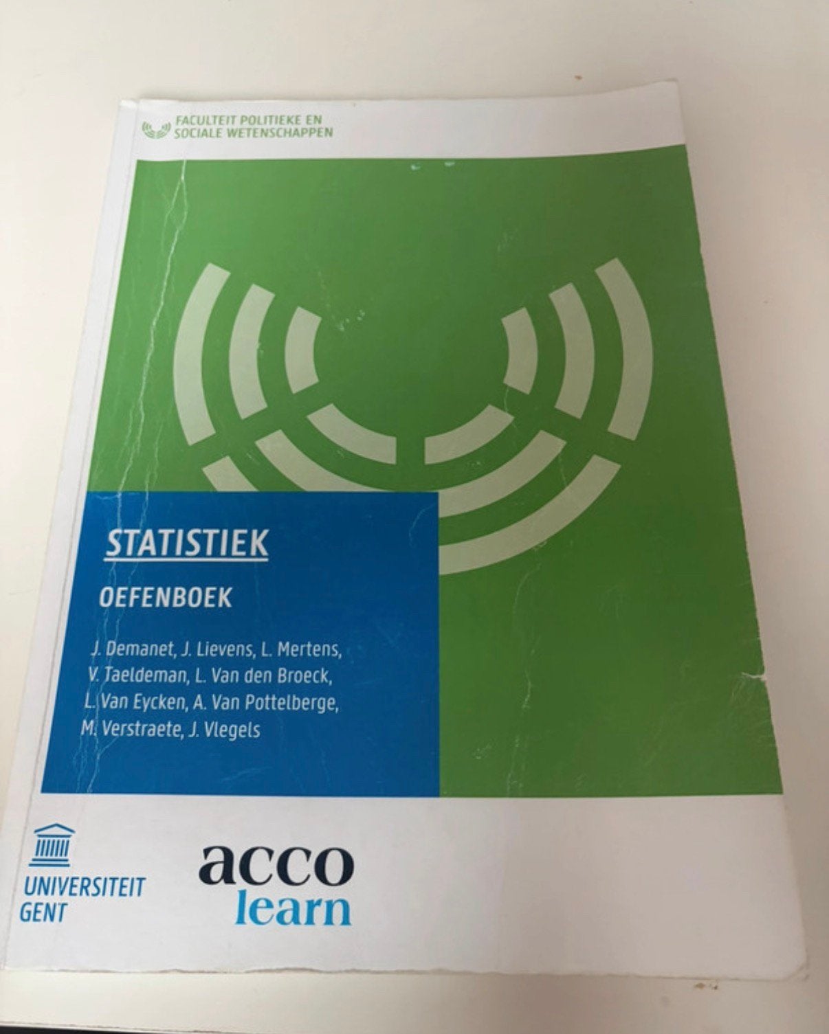 Statistiek- oefenboek- Ugent, Boeken, Ophalen of Verzenden, Zo goed als nieuw