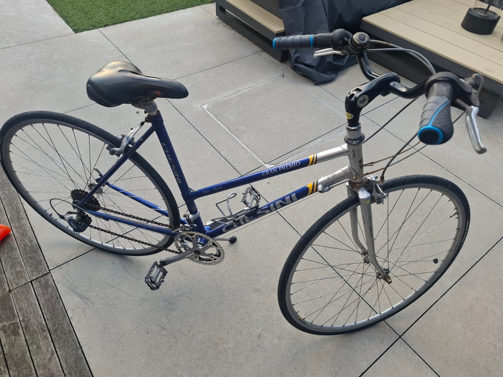 chesini sportfiets, Vélos & Vélomoteurs, Autres marques, 10 à 15 vitesses, Frein sur jante, Enlèvement