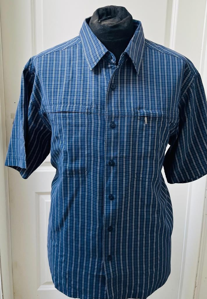 Chemise The North Face - taille L - bleu à carreaux, Tour de cou 41/42 (L), Enlèvement ou Envoi, Comme neuf, Bleu