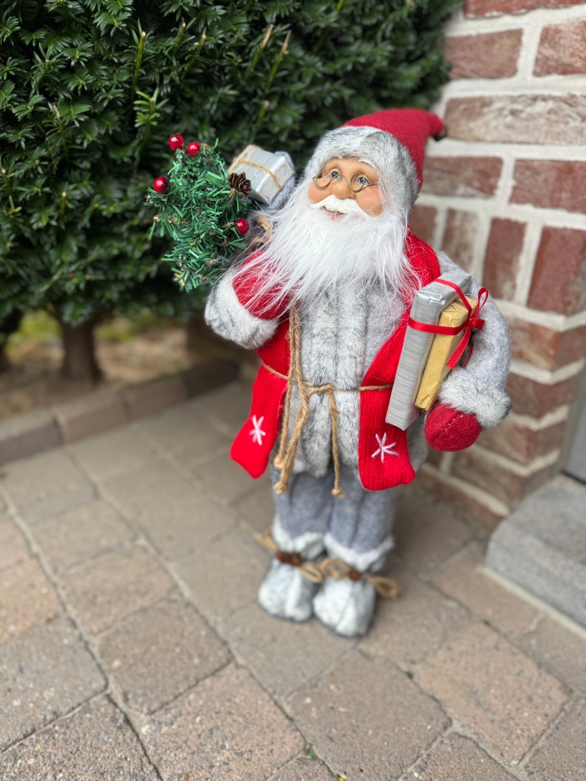 Grote kerstman + gratis kerstversiering, Diversen, Ophalen, Zo goed als nieuw