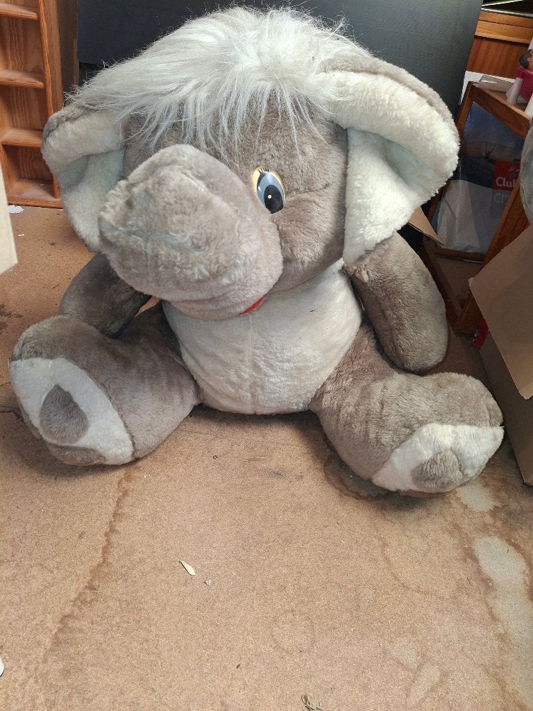 Peluches éléphants, Enlèvement ou Envoi, Utilisé, Éléphant