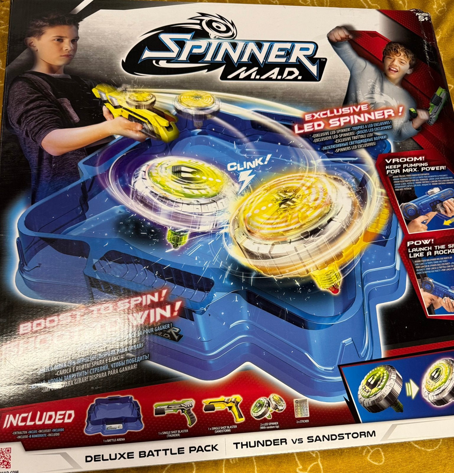 Spinner mad led nieuw!, Enlèvement, Comme neuf