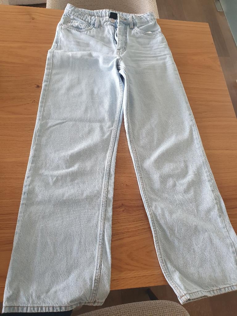 Jeansbroek meisje JBC Groggy M 15 jaar high waist straight, Kinderen en Baby's, Kinderkleding | Maat 170, Broek, Gebruikt, Meisje