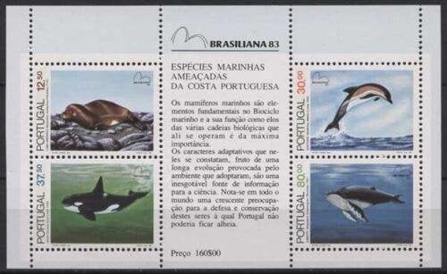PORTUGAL 1983 Zeedieren Blokje, Michel: B-41, Postfris., Verzenden, Postfris, Dier of Natuur