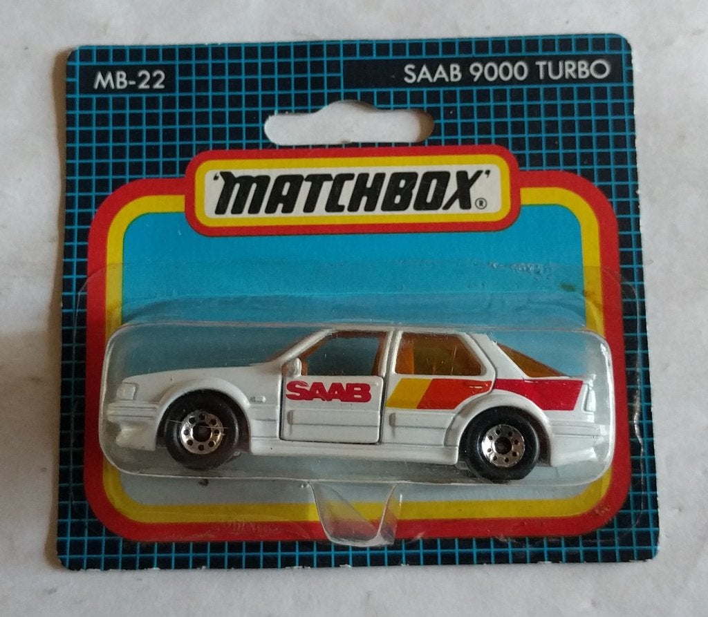 Matchbox Saab 9000 Turbo, Ophalen of Verzenden, Zo goed als nieuw, Auto