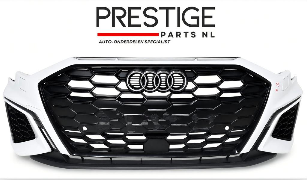 Voorbumper Audi A3 8Y S3 KLS 6xPDC ORGINEEL BUMPER 8Y0, Auto-onderdelen, Gebruikt, -, Voor, Ophalen of Verzenden