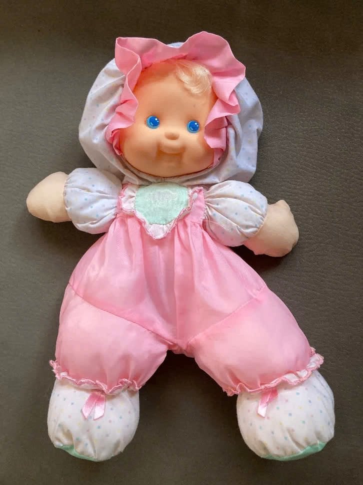 Vintage stoffen knuffelpop, Kinderen en Baby's, Ophalen of Verzenden, Zo goed als nieuw, Overige typen