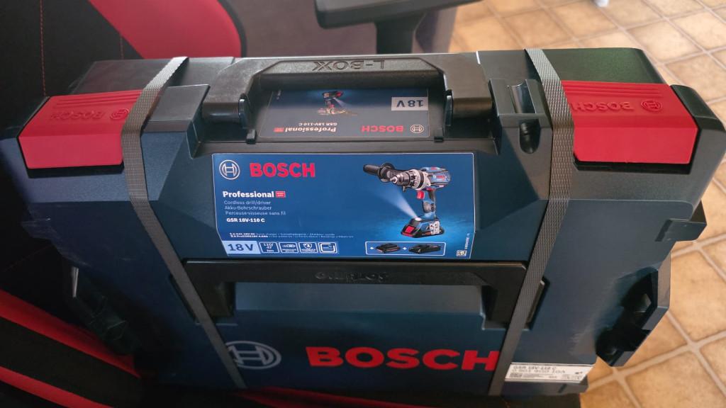 Bosch Accuschroefmachine met Box en 2 accu's, Doe-het-zelf en Bouw, Ophalen, Nieuw, Boor- en Schroefmachine, Variabele snelheid