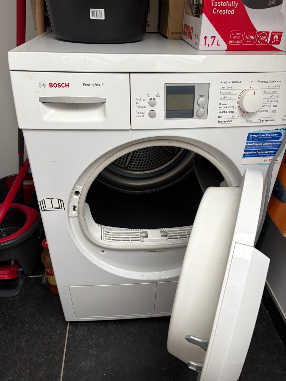 Wasmachine en droogkast, Electroménager, Enlèvement, Utilisé, 1200 à 1600 tours