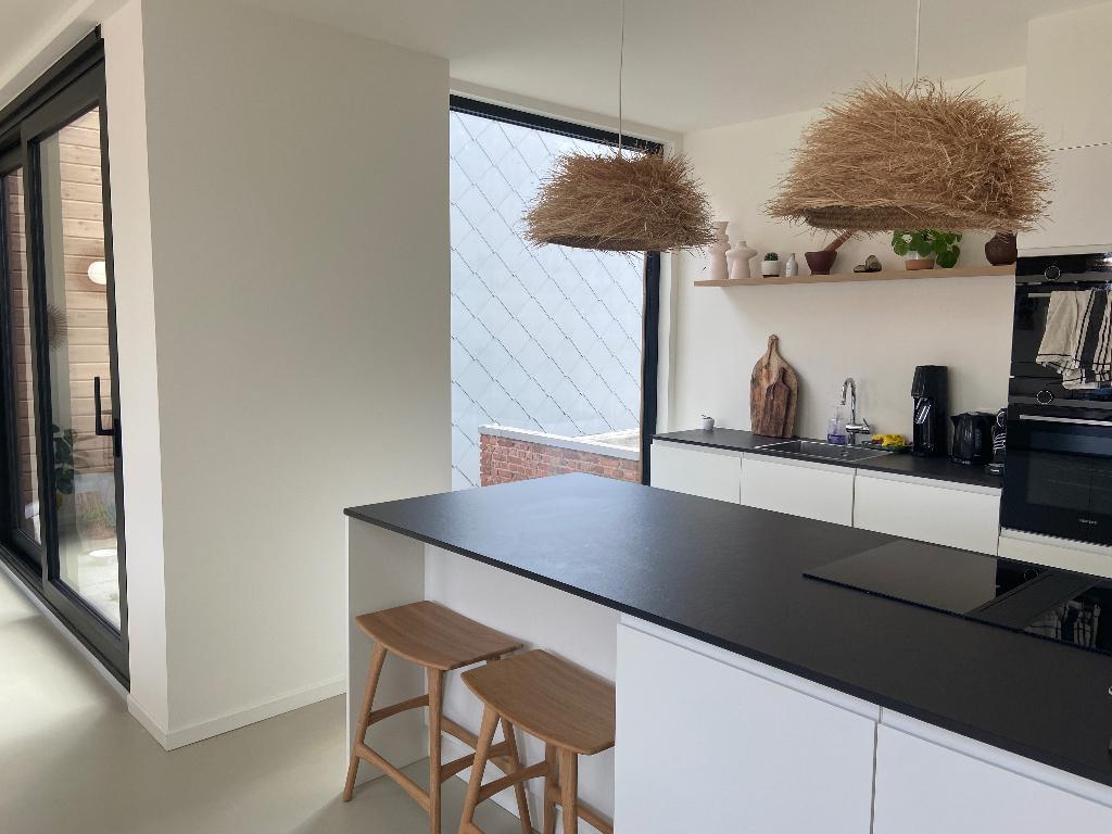 Outils de bar Ethnicraft, 2 tabourets, Comme neuf, 30 à 60 cm, Enlèvement
