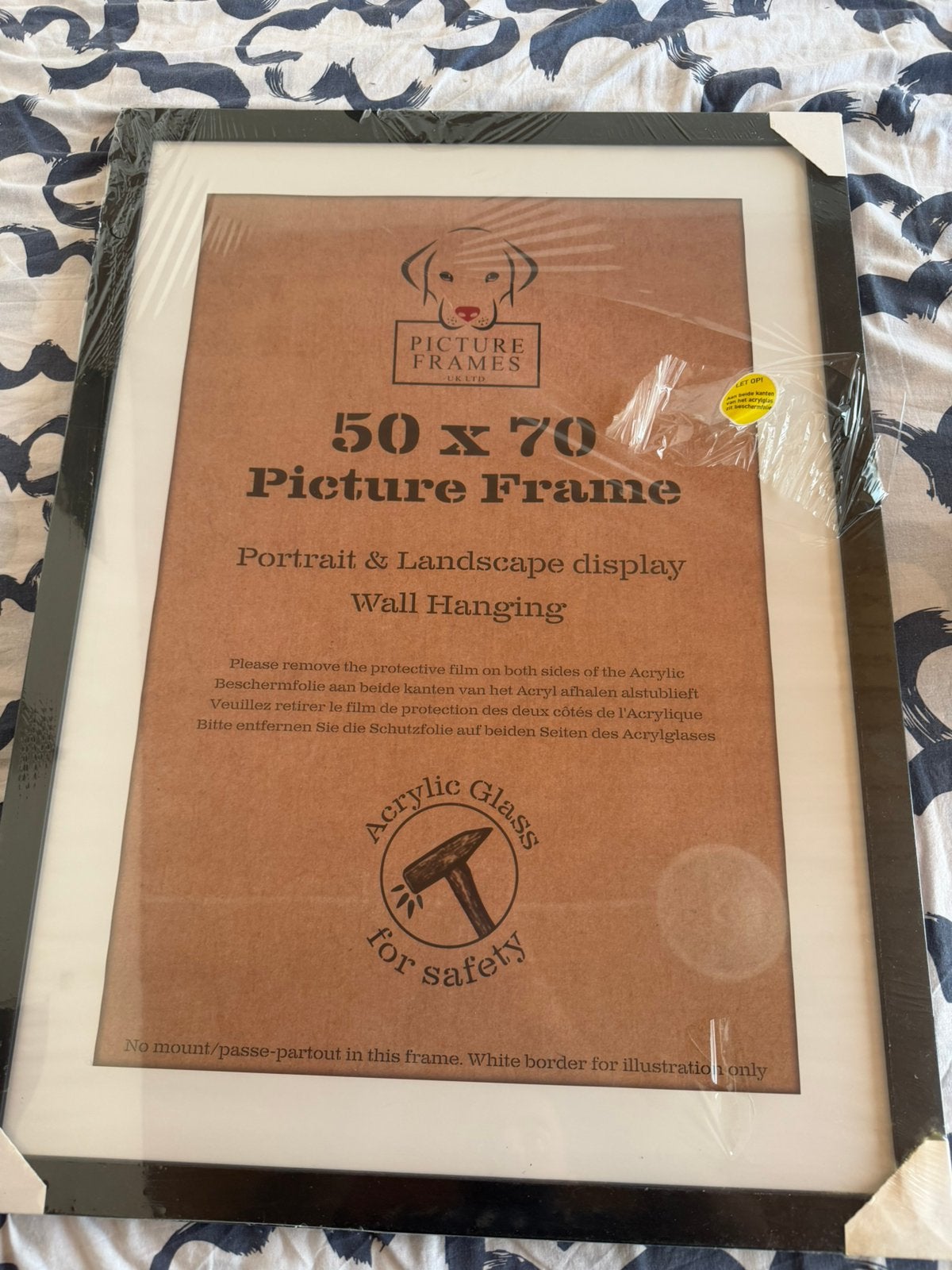50x70 frame, Audio, Tv en Foto, Foto | Digitale fotokaders, Ophalen of Verzenden, Zo goed als nieuw