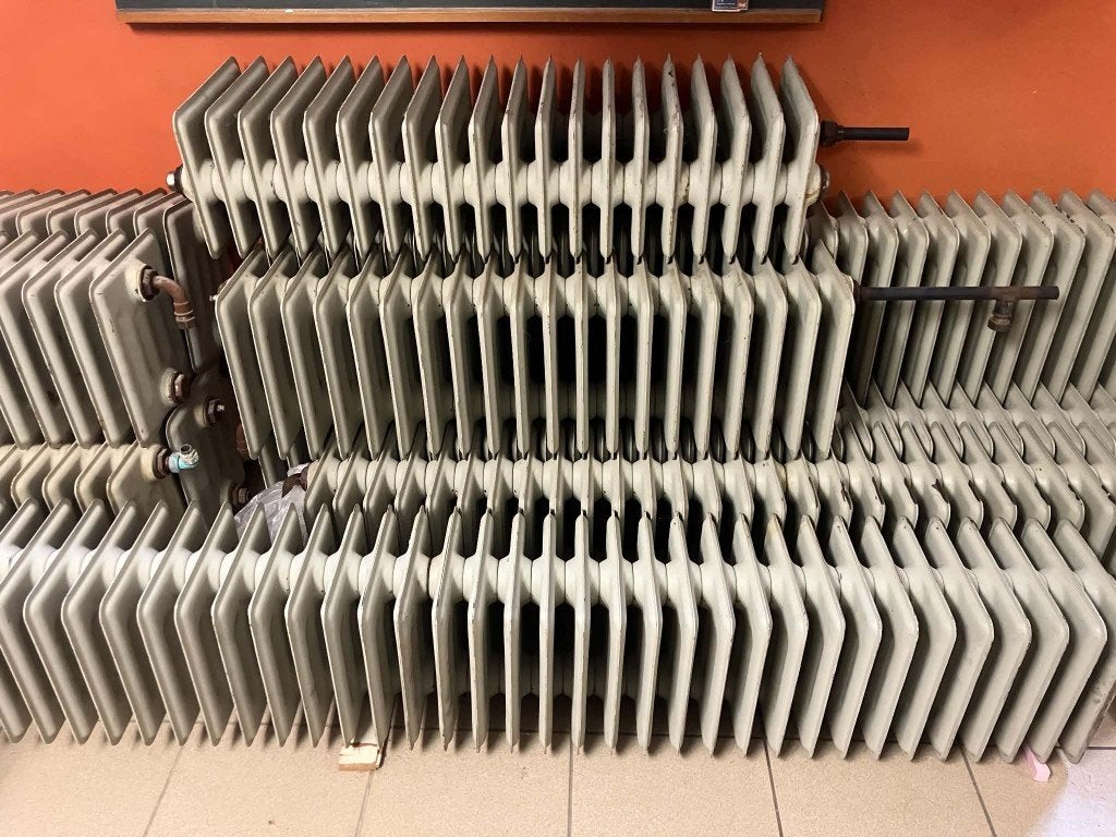 Gietijzeren radiatoren, Doe-het-zelf en Bouw, Ophalen, Gebruikt, Radiator