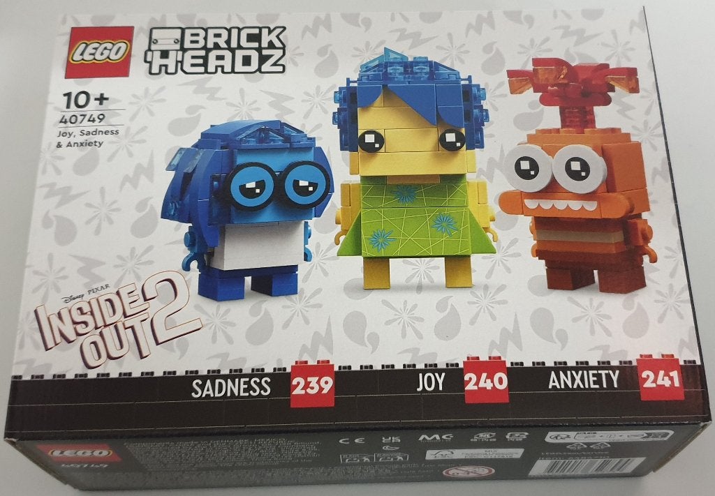 LEGO 40749 Plezier, Verdriet en Onzekerheid - NIEUW & SEALED, BrickHeadz, Lego, Nieuw, Ophalen of Verzenden