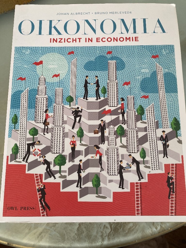 Oikonomia, inzicht in economie, Verzenden, Johan Albrecht; Bruno Merlevede, Zo goed als nieuw, Economie en Marketing