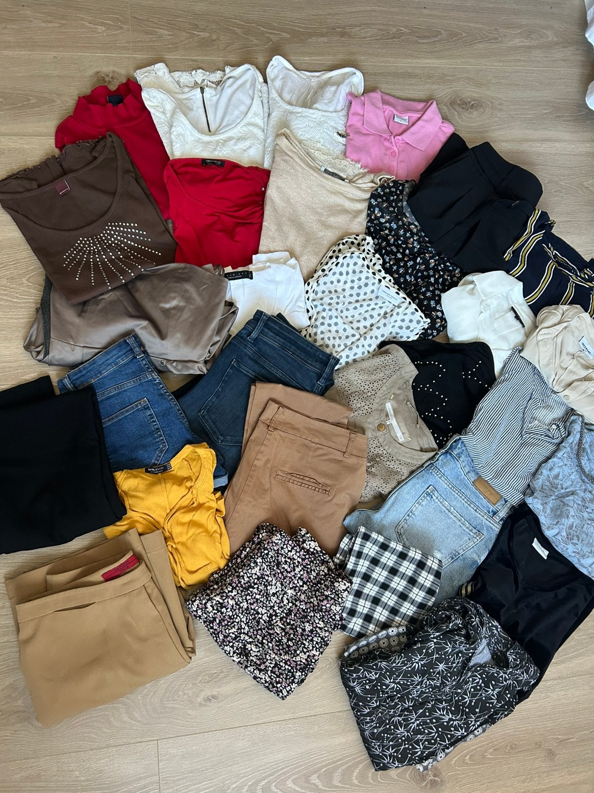 Grote kledingbundel dames 30 stuks merken mix XS S M L, Kleding | Dames, Dames-kledingpakketten, Ophalen, Gedragen, Maat 36 (S)