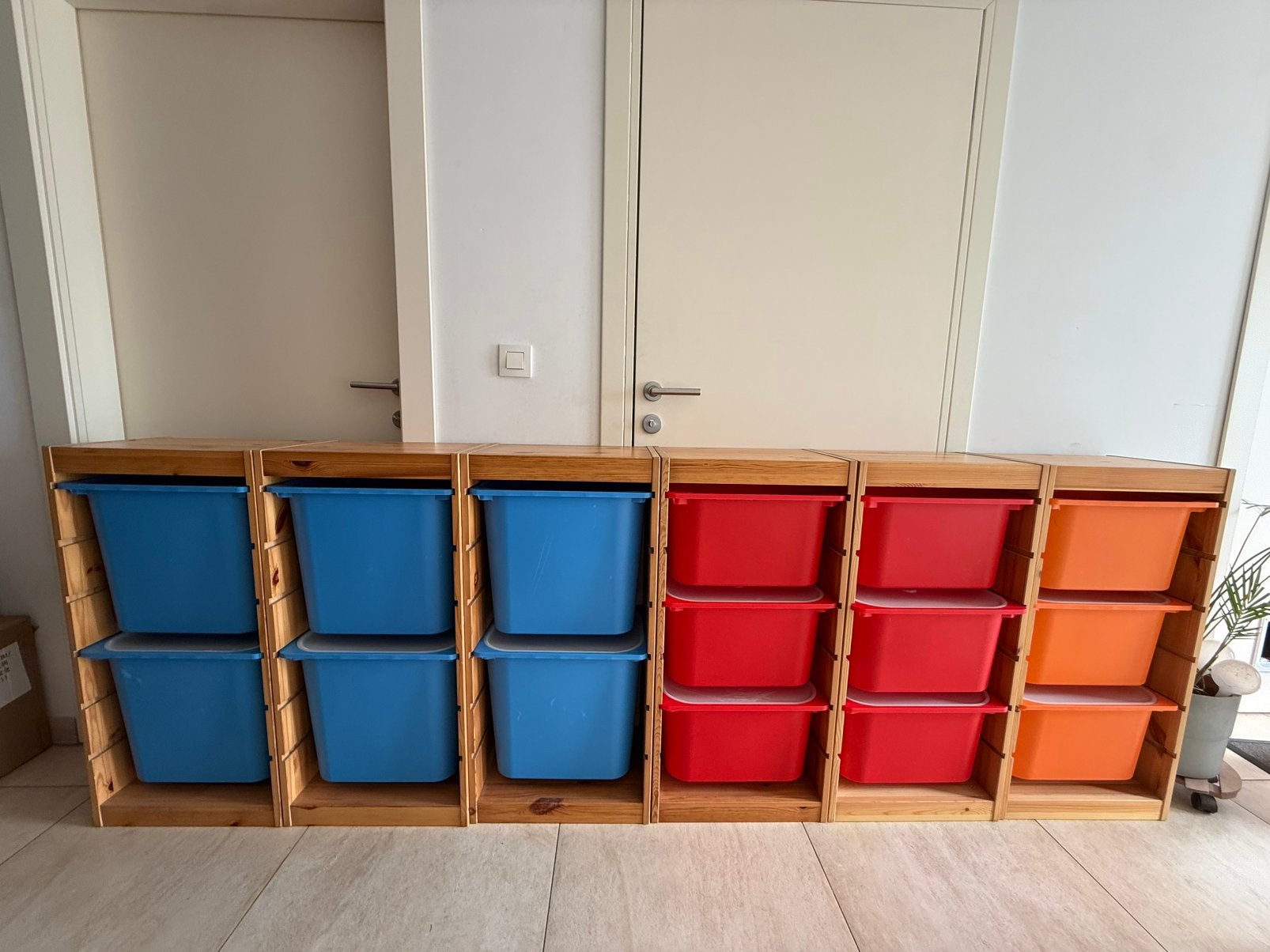 Ikea Trofast kasten met bakken, Enfants & Bébés, Enlèvement, Comme neuf, Armoire