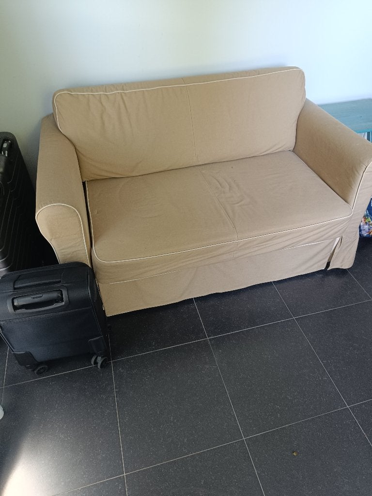 Slaapzetel, Queen size, Brun, Enlèvement, Utilisé