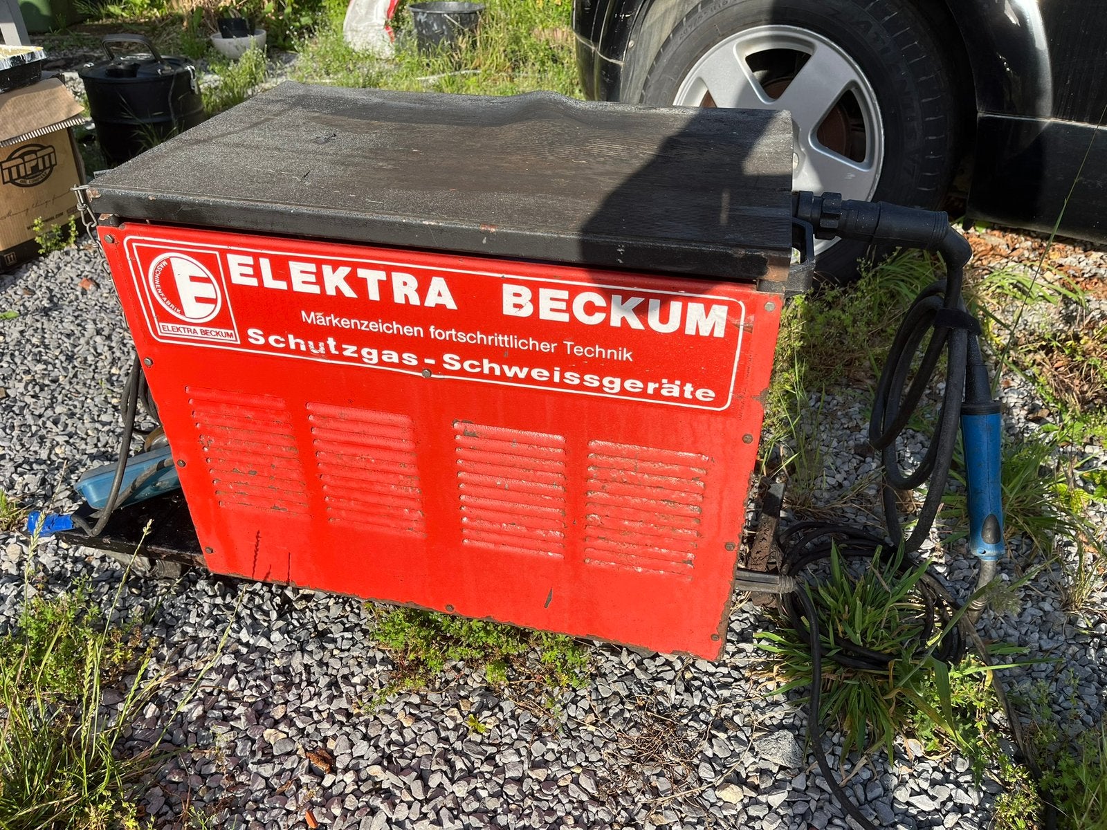 Laspost Elektra Beckum 160/30T, Doe-het-zelf en Bouw, Gereedschap | Lasapparaten, Ophalen, Gebruikt, 150 tot 250 ampère