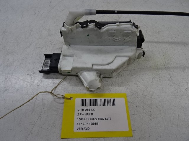 PORTIERSLOT RECHTS VOOR Citroën DS3 (SA) (006254), Auto-onderdelen, Carrosserie, Gebruikt, Voor, Citroën