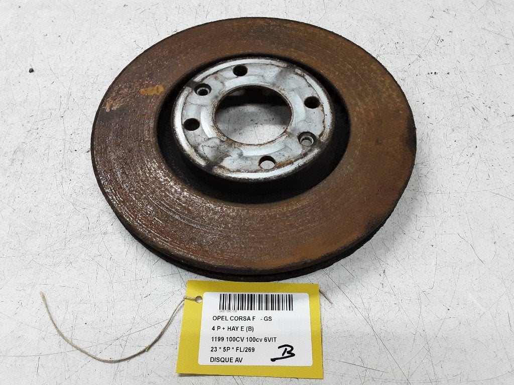 FREIN DISQUE AVANT Opel Corsa F (UB / UH / UP) (01-2019/-), Autos : Pièces & Accessoires, Opel, Opel Automobile GmbH, Utilisé