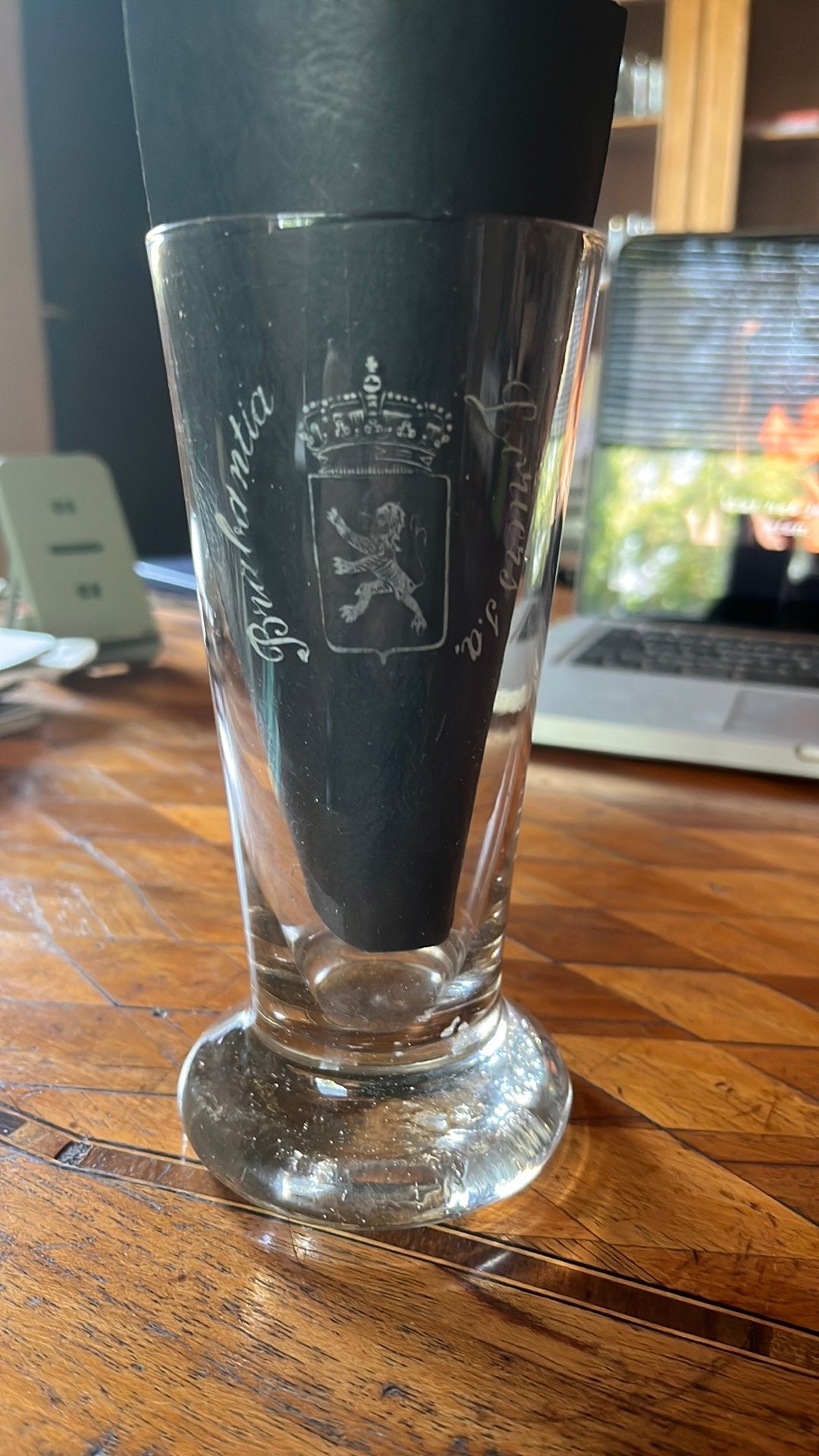 Brasserie Brabantia Loriers hoegaarde verre ancien, Enlèvement ou Envoi, Comme neuf