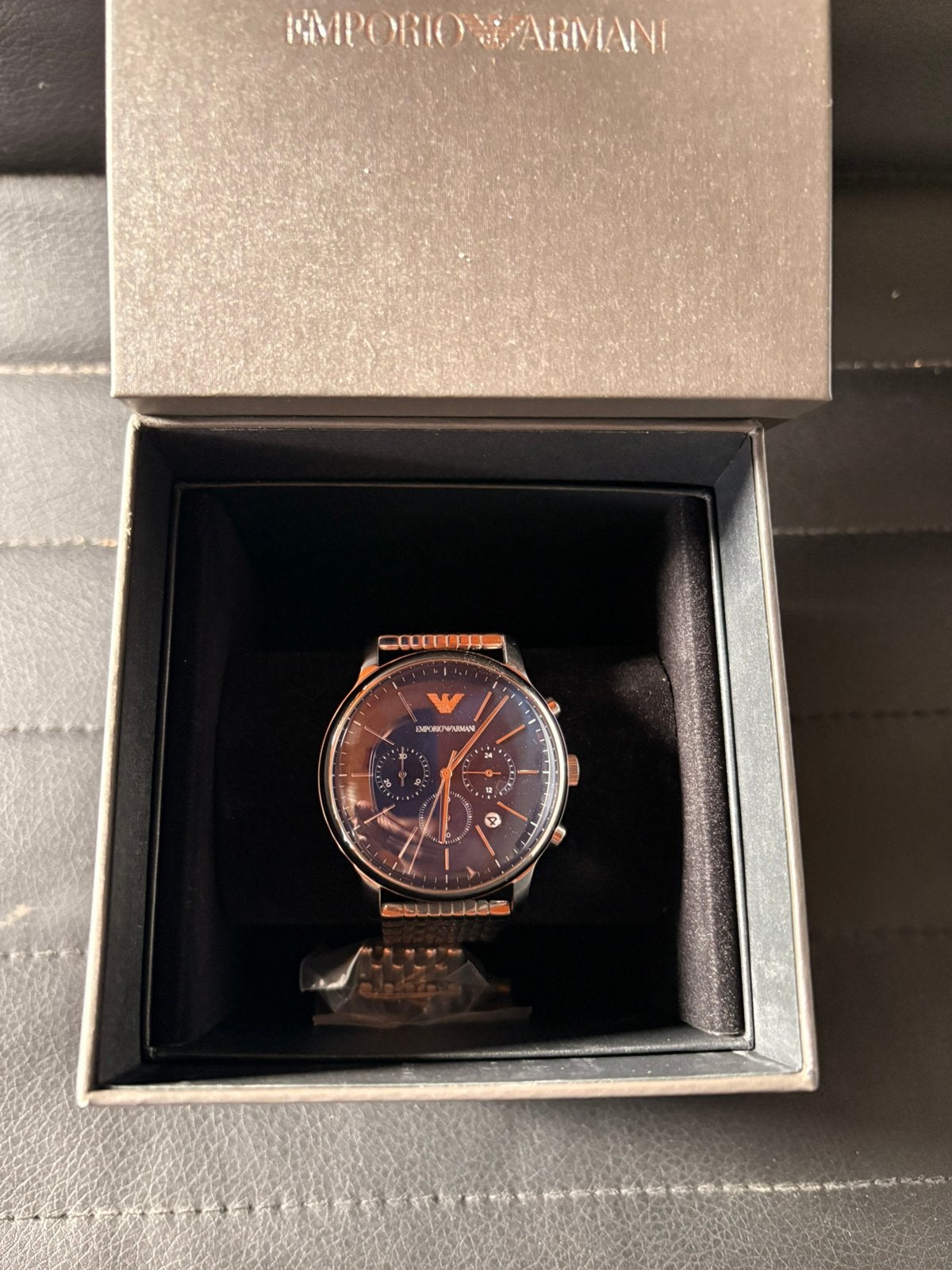 Horloge armani, Handtassen en Accessoires, Ophalen of Verzenden, Zo goed als nieuw