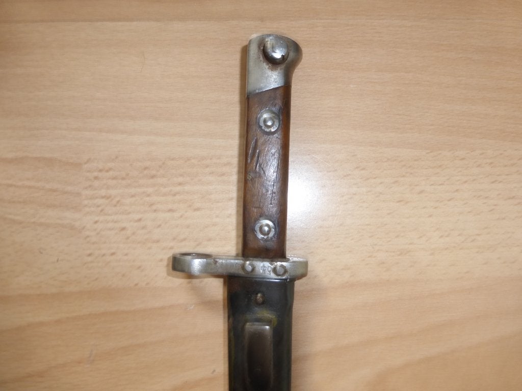 Mannlicher M.95 Bulgaarse bajonet wo1, Verzenden, Landmacht, Mes of Dolk