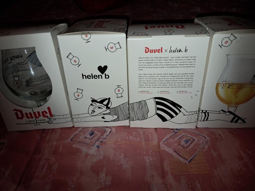 Duvel glazen, Diversen, Ophalen