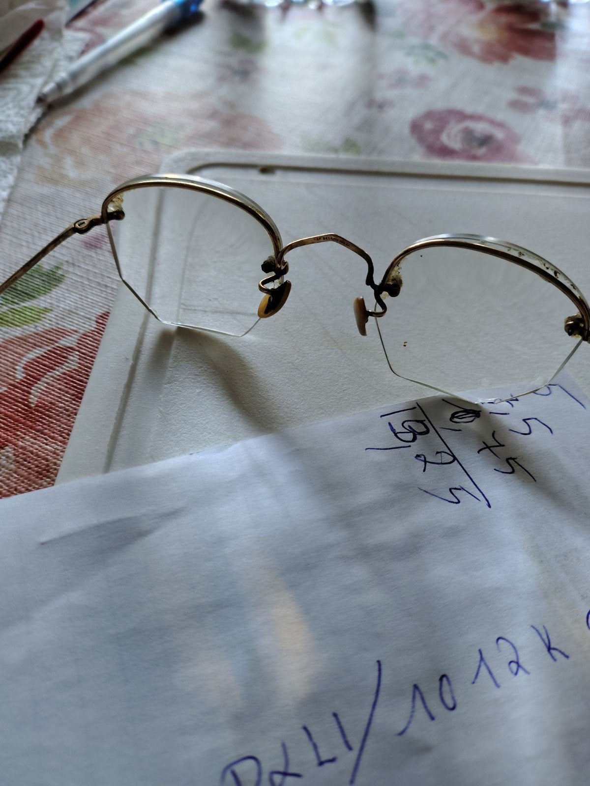 antieke bril met vintage montuur BAUSCH &LOMB, Ophalen, Bril
