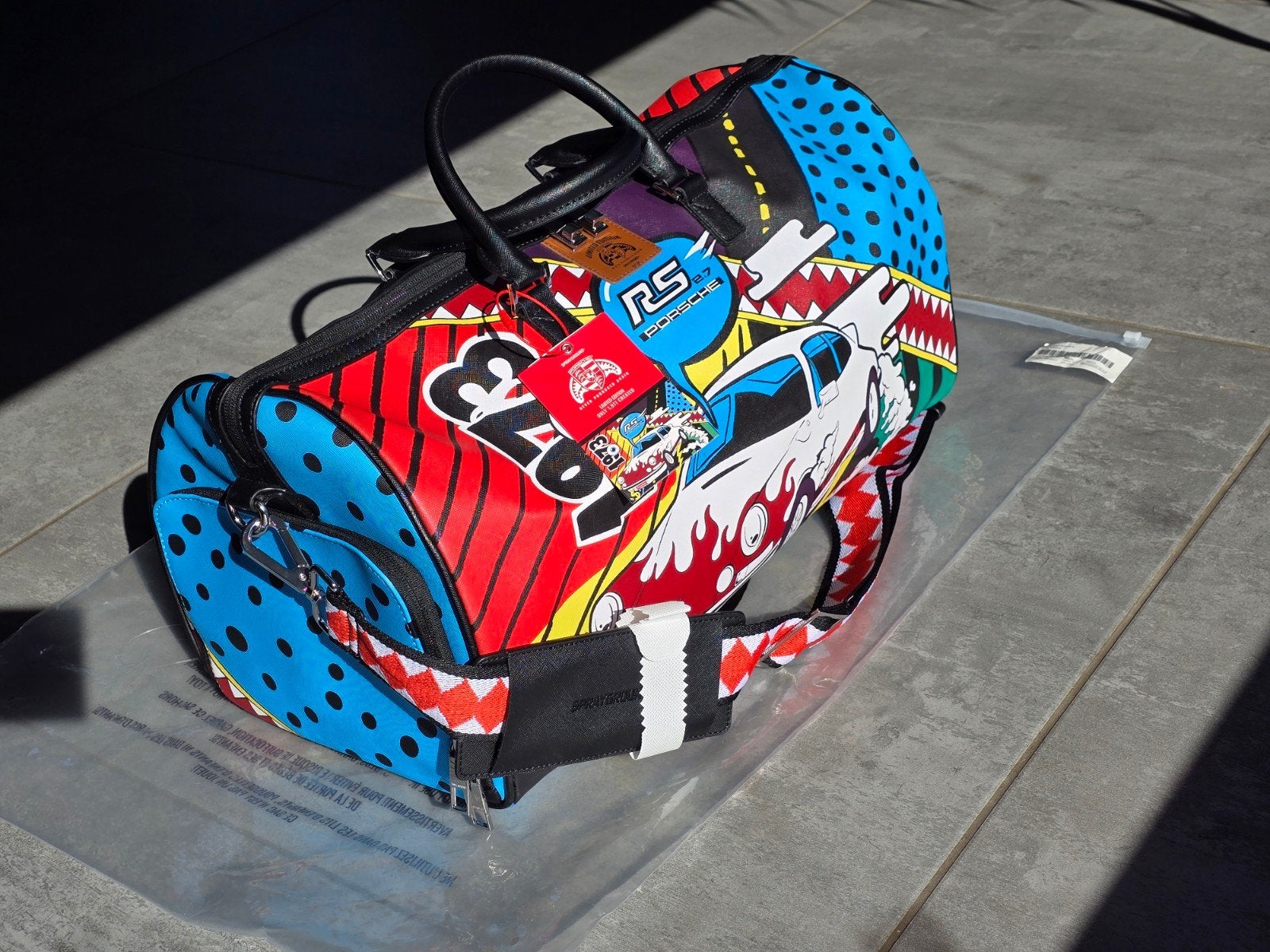 Porsche RS 2.7 Sprayground Limited WAP reistas, Ophalen of Verzenden, Nieuw, Unisex volwassen