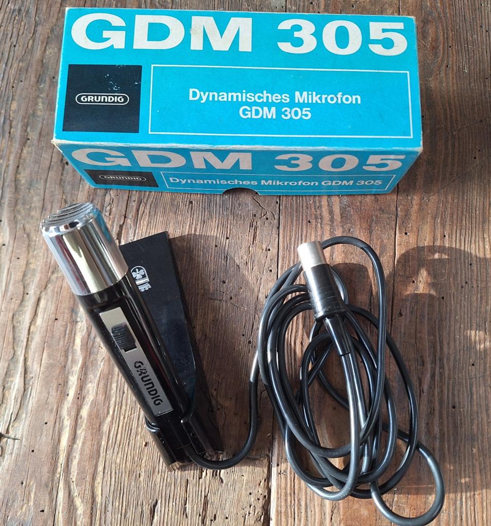 GDM 305 Grundig microfoon, Ophalen of Verzenden