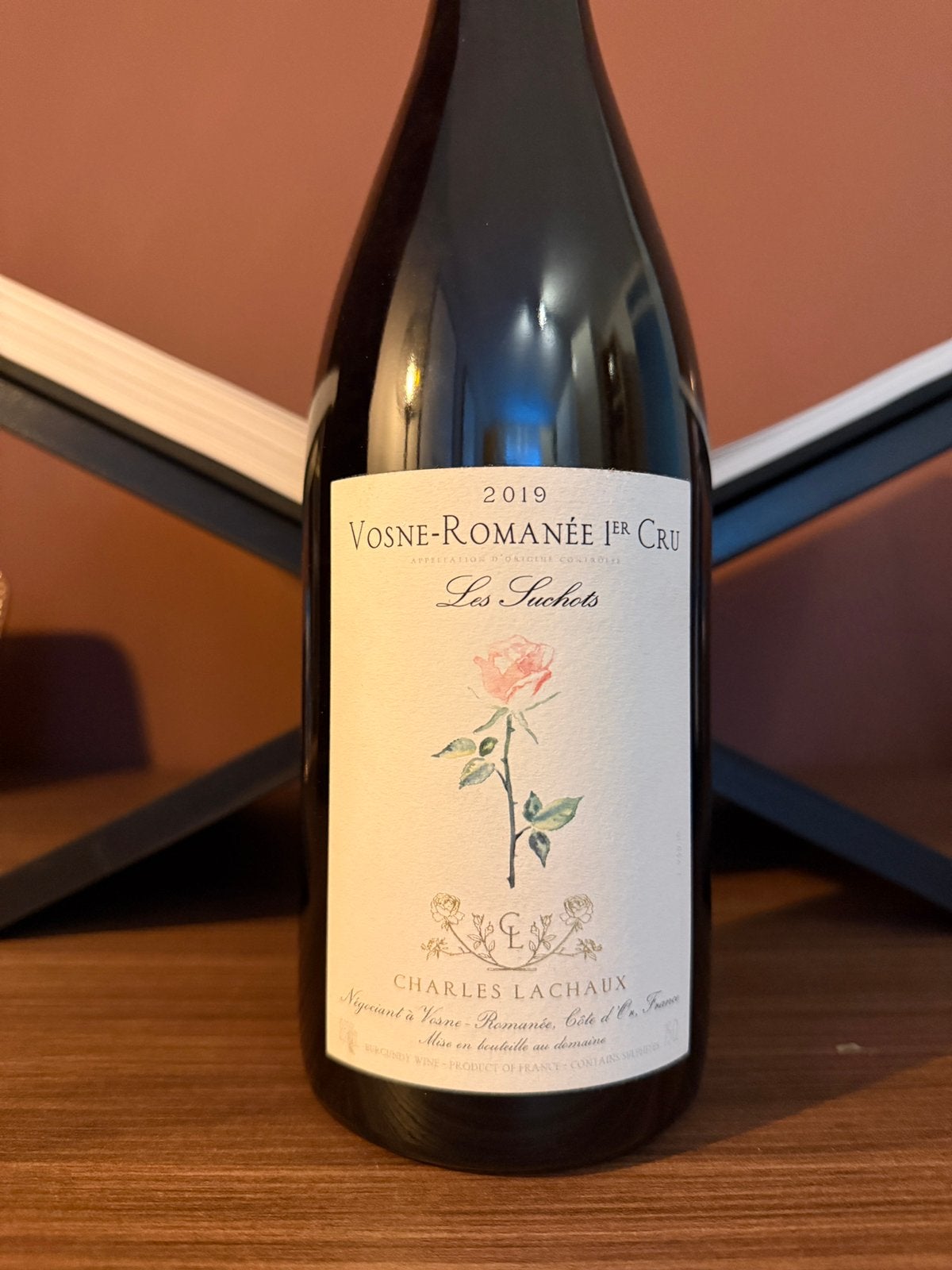 Charlew Lachaux Vosne-Romanee 1er cru Les Suchots 2019, Collections, Vins, Pleine, Comme neuf, Vin rouge, France