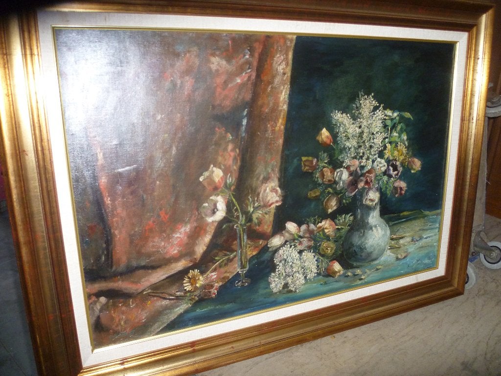 ZEER OUDE SCHILDERIJ OP DOEK, Enlèvement