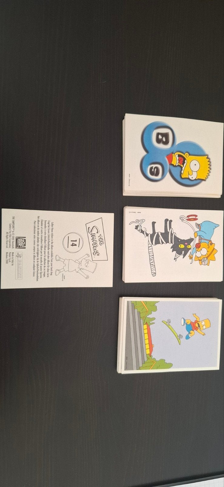 panini the simpsons, Enlèvement ou Envoi