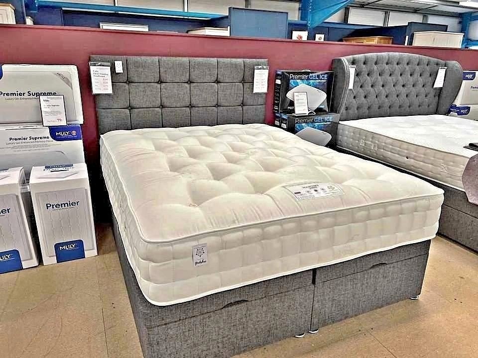 Nouveau lit et matelas (paiement à la livraison), Maison & Meubles, Neuf, Autres couleurs, 200 cm, Deux personnes