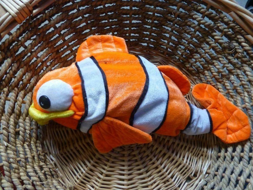 Knuffel Nemo de vis (disney), Oranje, Disney, Overige typen, Ophalen of Verzenden