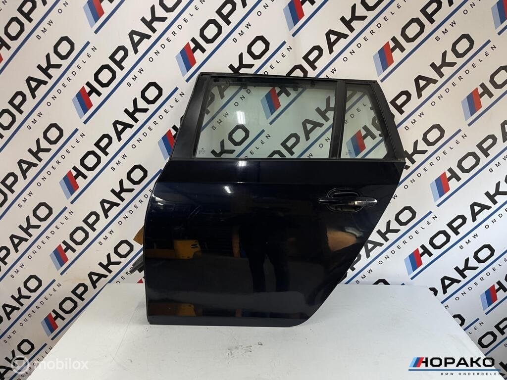BMW 5 serie E61 |achterdeur links| Carbonschwarz metallic, Gebruikt, Deur, Einsteinlaan 5, Rijnswijk, Ophalen of Verzenden