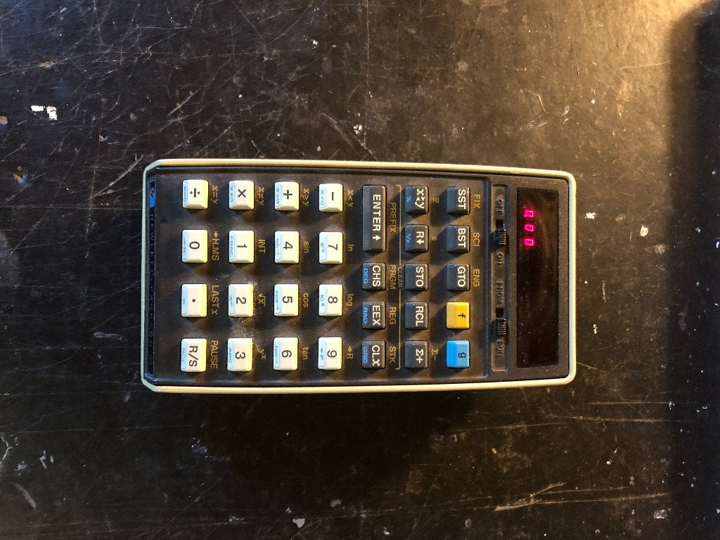 Vintage HP-25 Hewlett-Packard jaren '70, Diversen, Ophalen of Verzenden, Gebruikt