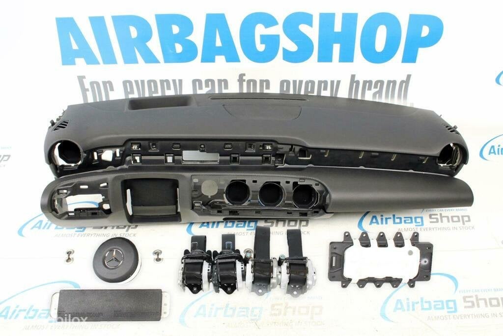 Airbag kit Tableau de bord HUD noir Mercedes A klasse W177