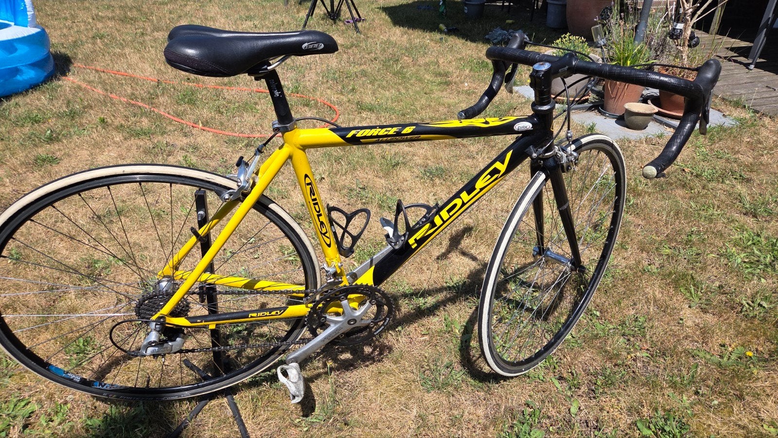Vintage Ridley race bike  2002 + Tacx trainer, Sport en Fitness, Ophalen, Gebruikt