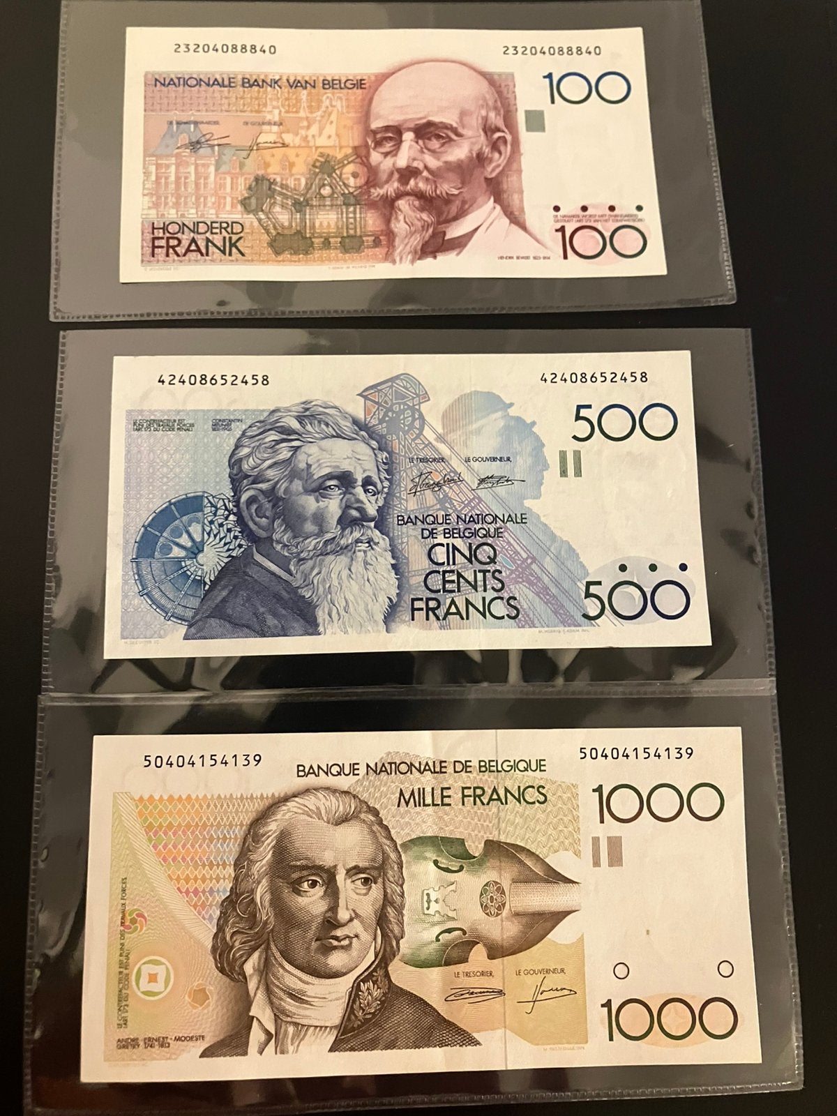 Ensemble de francs belges de très bonne qualité !, Enlèvement ou Envoi, Série