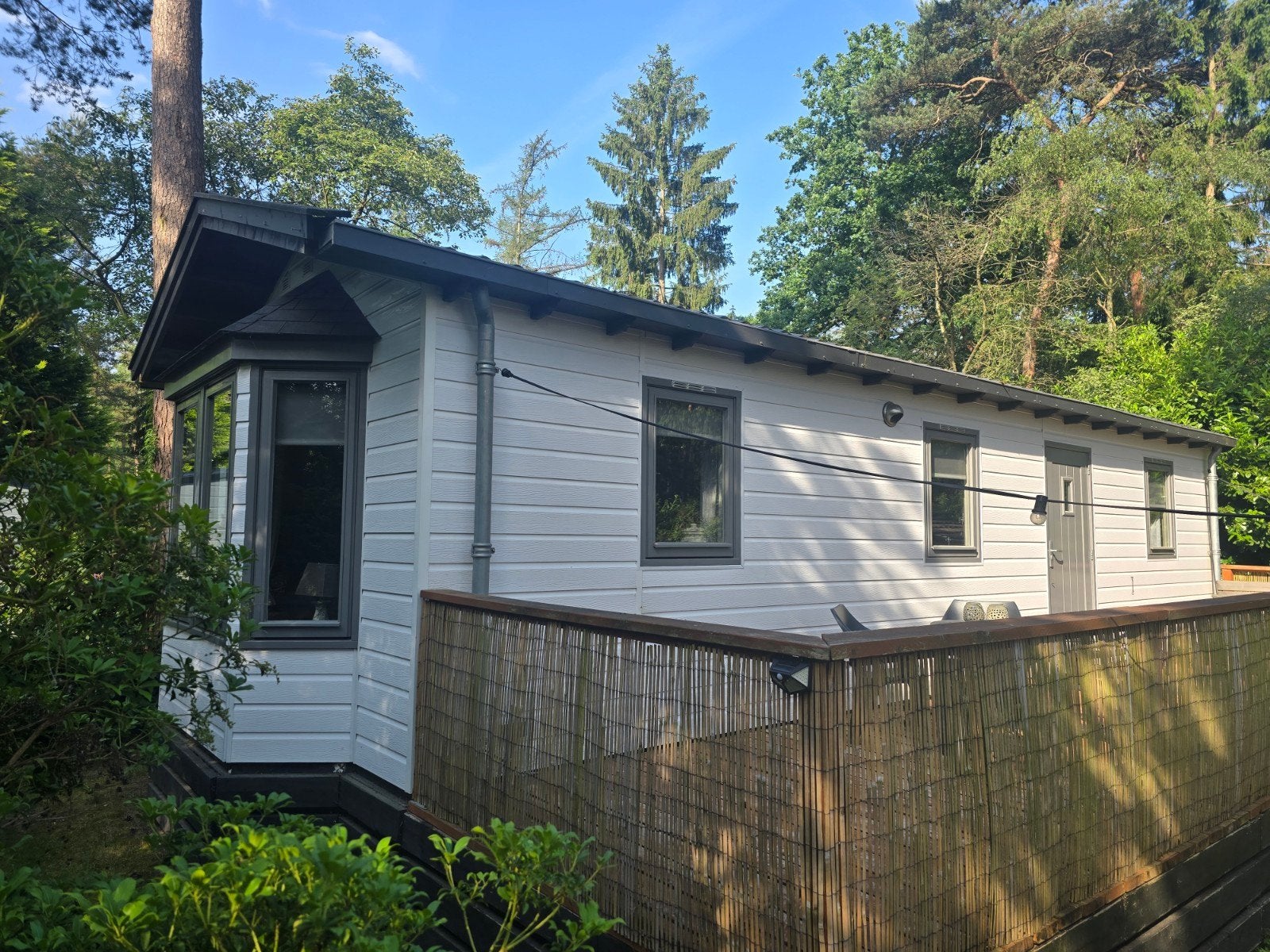 Chalet op jaarcamping te koop 2021, Caravans en Kamperen, Stacaravans, Ophalen