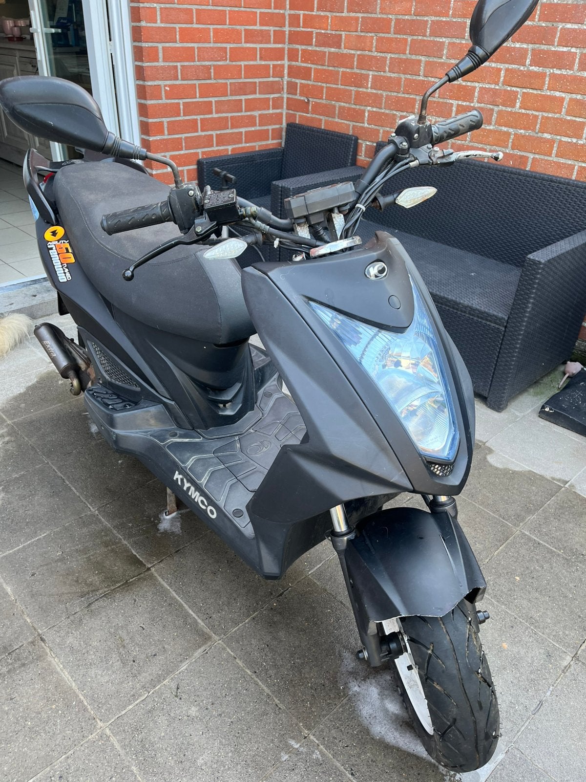 Kymco 2takt renouvo Klasse A, Fietsen en Brommers, Scooters | Kymco, Ophalen, Gebruikt, Klasse A (25 km/u), 50 cc