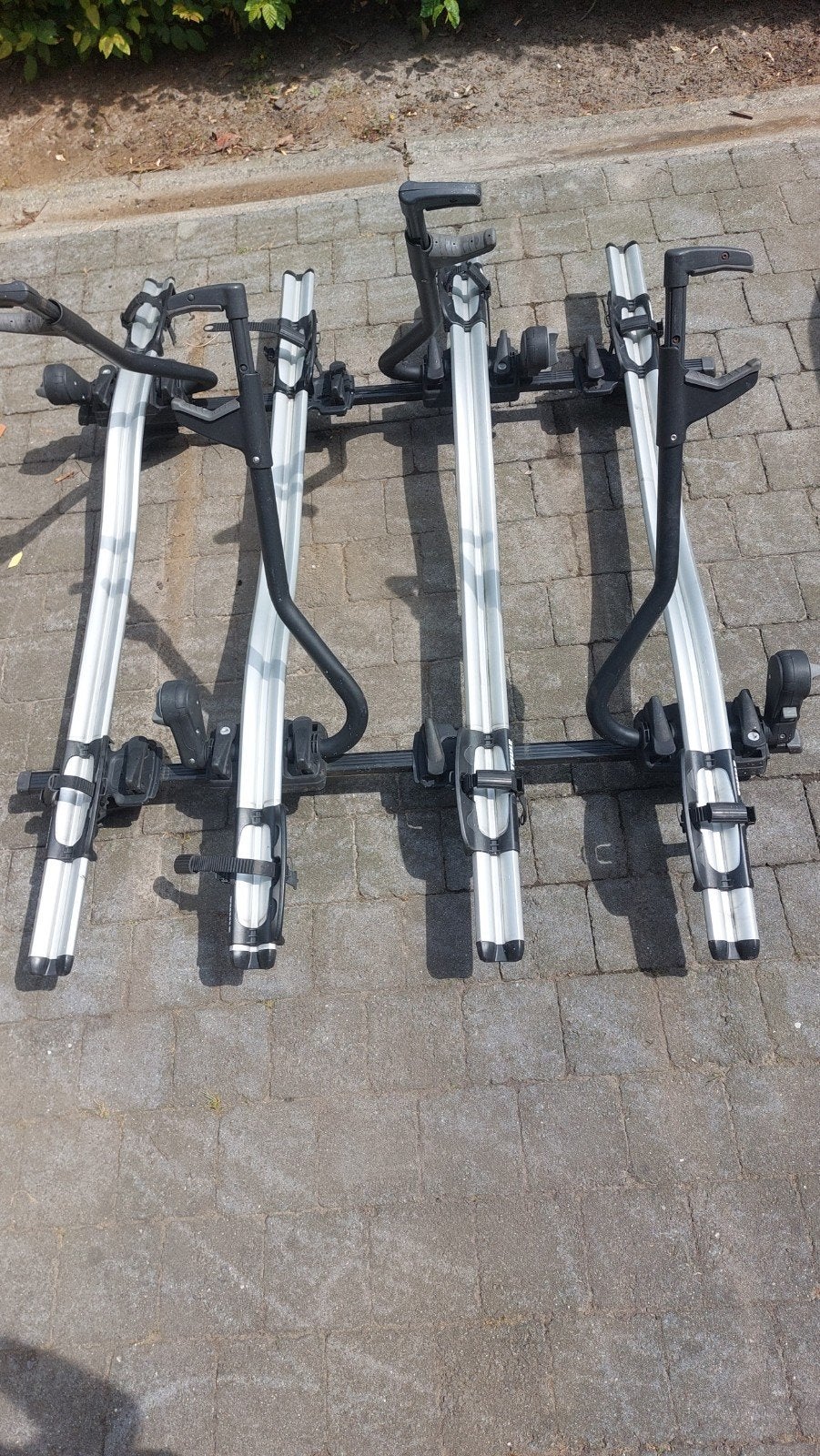 Thule proride voor 4 fietsen op dak auto, Auto diversen, Fietsendragers, Ophalen, 3 fietsen of meer, Dakdrager, Brede banden