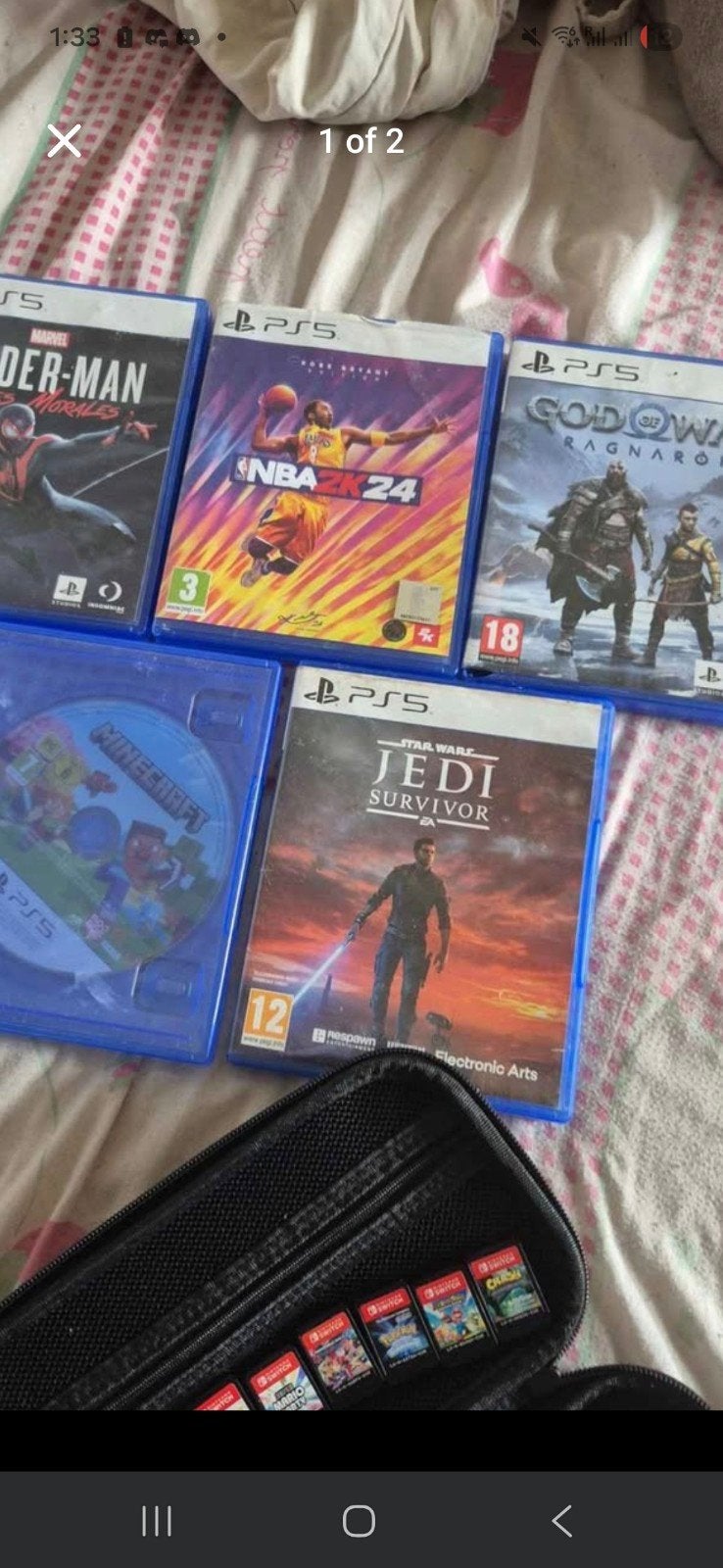 Grote Game Set (5x PS5 + 10x Switch in Travel Case), Games en Spelcomputers, Games | Sony PlayStation Vita, Avontuur en Actie
