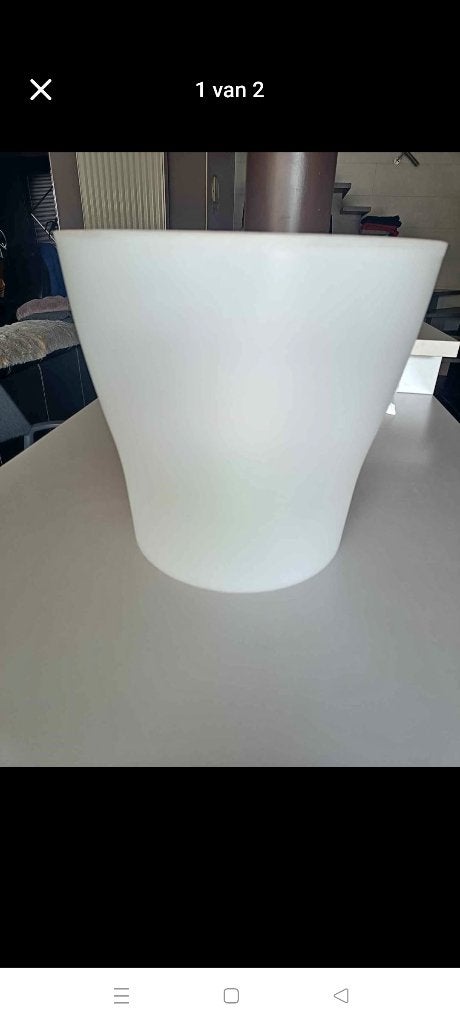 Verlichte bloempot elho, Binnen, Zo goed als nieuw, Minder dan 40 cm, Ophalen