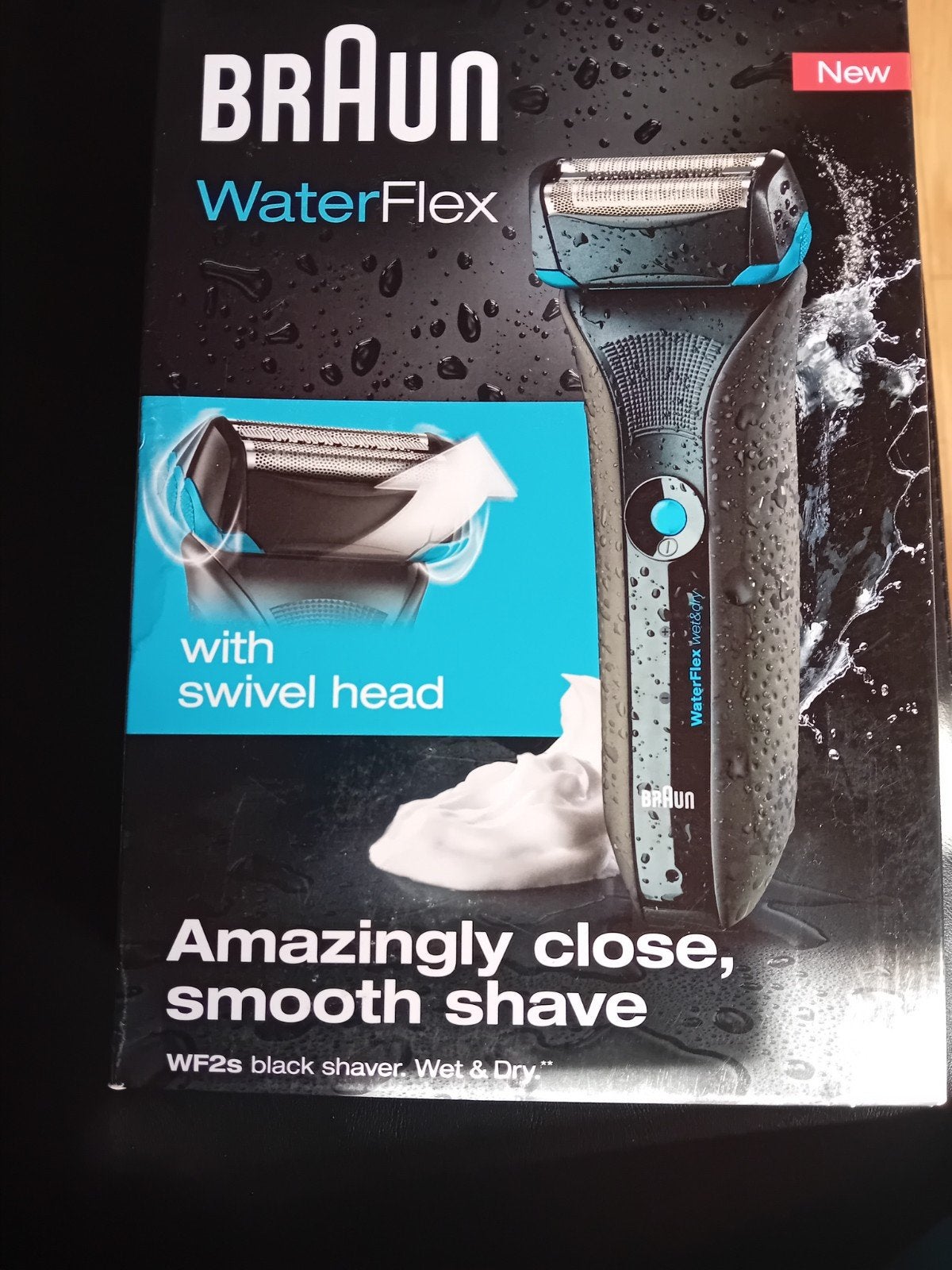 Rasoir Braun, rasoir WF2s noir humide et sec, Enlèvement ou Envoi, Neuf, Rasage ou Épilation